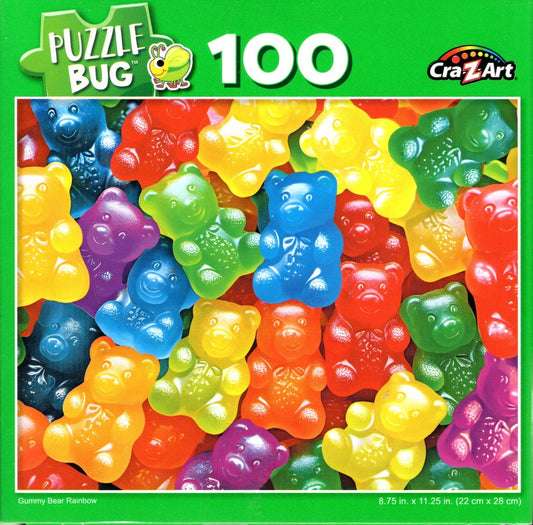 Gummy Bear Rainbow - 100 Piece Jigsaw Puzzle