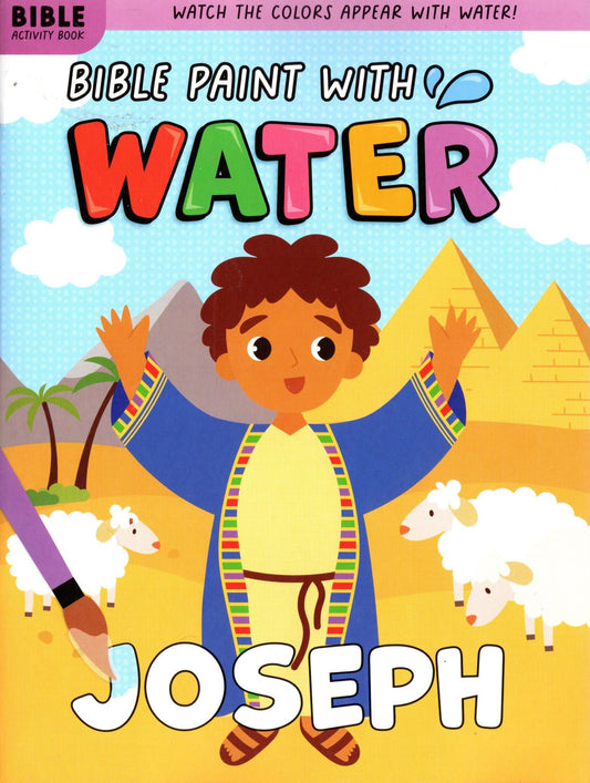 Bible Paint with Water - Joseph - Activity Books