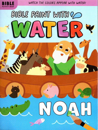 Bible Paint with Water - Noah - Activity Books
