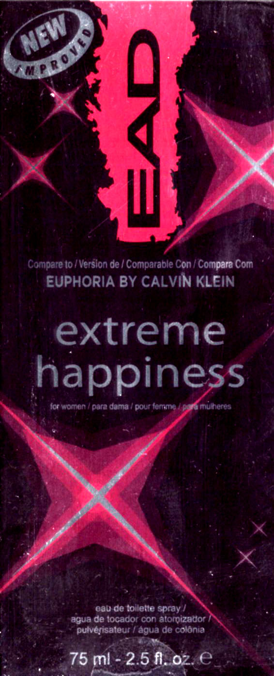 EAD Euphoria by Calvin Klein Extreme Happiness for Women 2.5 fl oz
