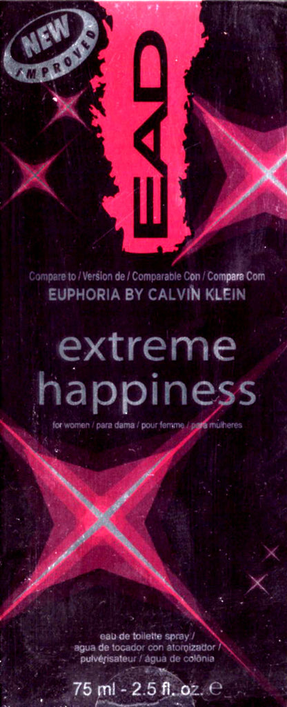 EAD Euphoria by Calvin Klein Extreme Happiness for Women 2.5 fl oz