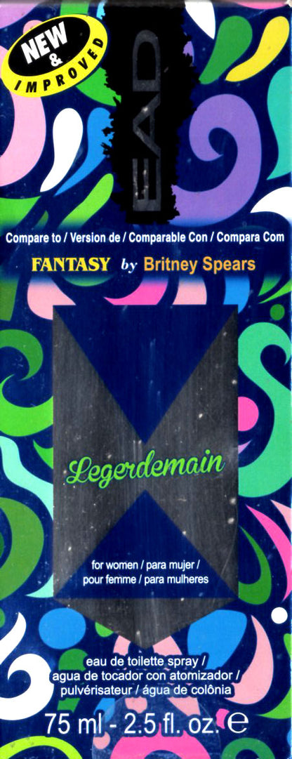 EAD Compare to Fantasy by Britney Spears Legerdemain for Women 2.5 fl oz
