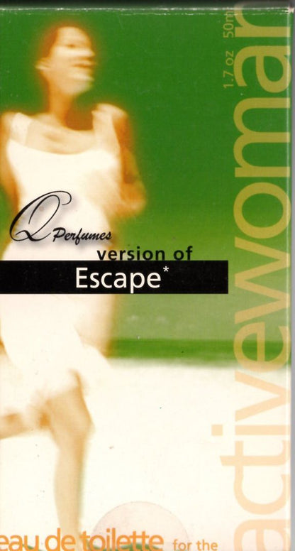 EAU Q Perfumes Version of Escape for Women 1.7 fl oz