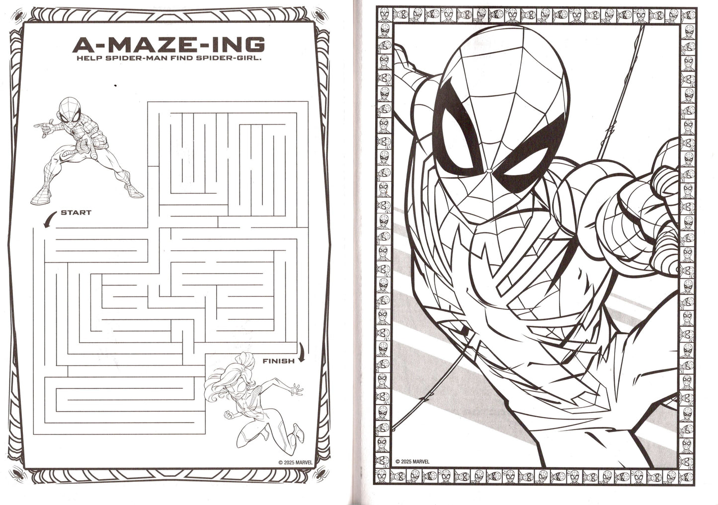 Marvel - Spider-Man - Jumbo Coloring Books