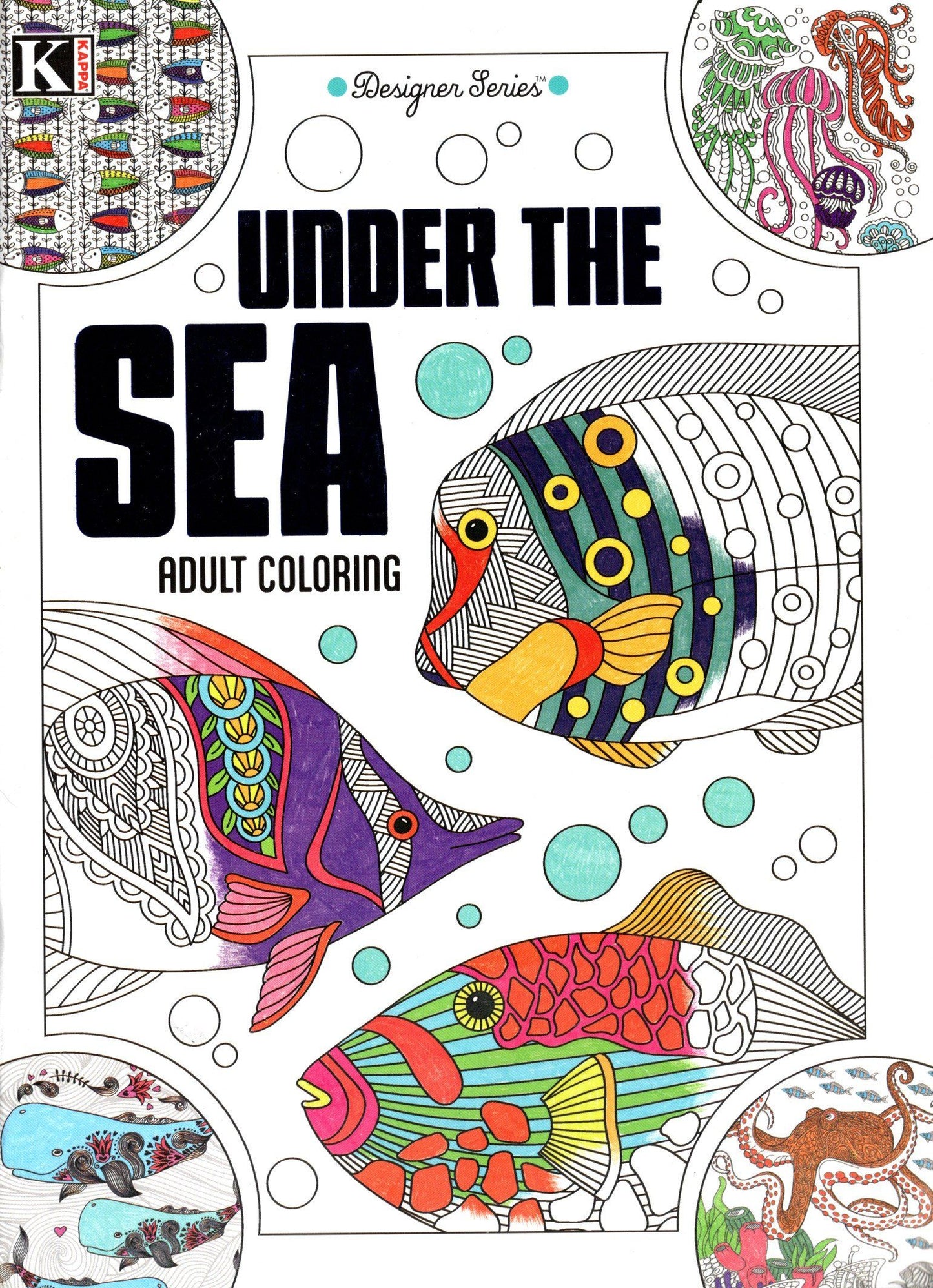 Designer Series - Under The Sea - Adult Coloring Book