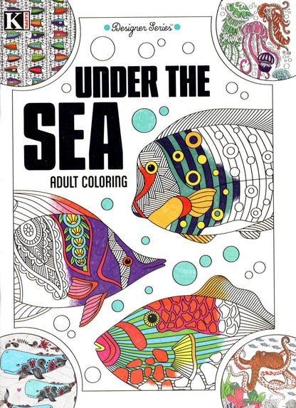 Designer Series - Under The Sea - Adult Coloring Book