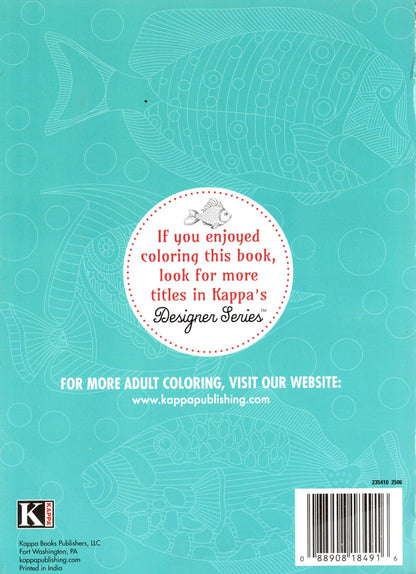 Designer Series - Under The Sea - Adult Coloring Book