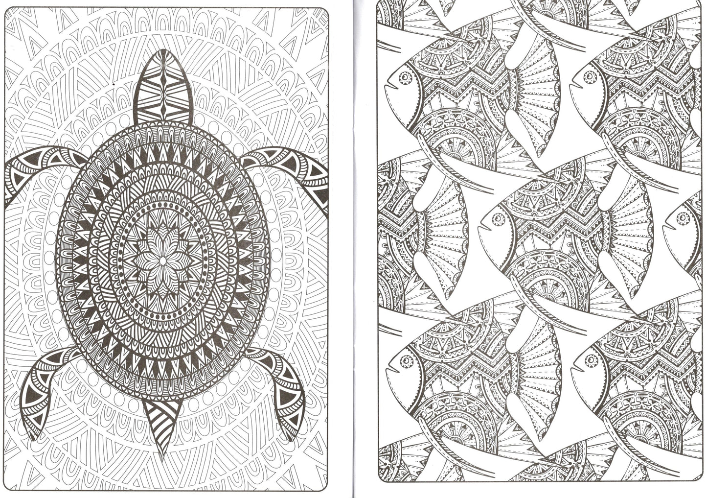 Designer Series - Under The Sea - Adult Coloring Book