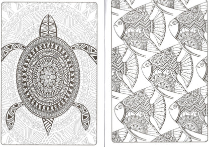 Designer Series - Under The Sea - Adult Coloring Book