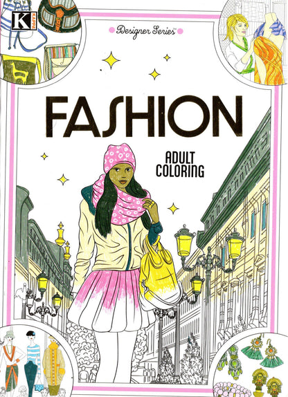 Designer Series - Fashion - Adult Coloring Book