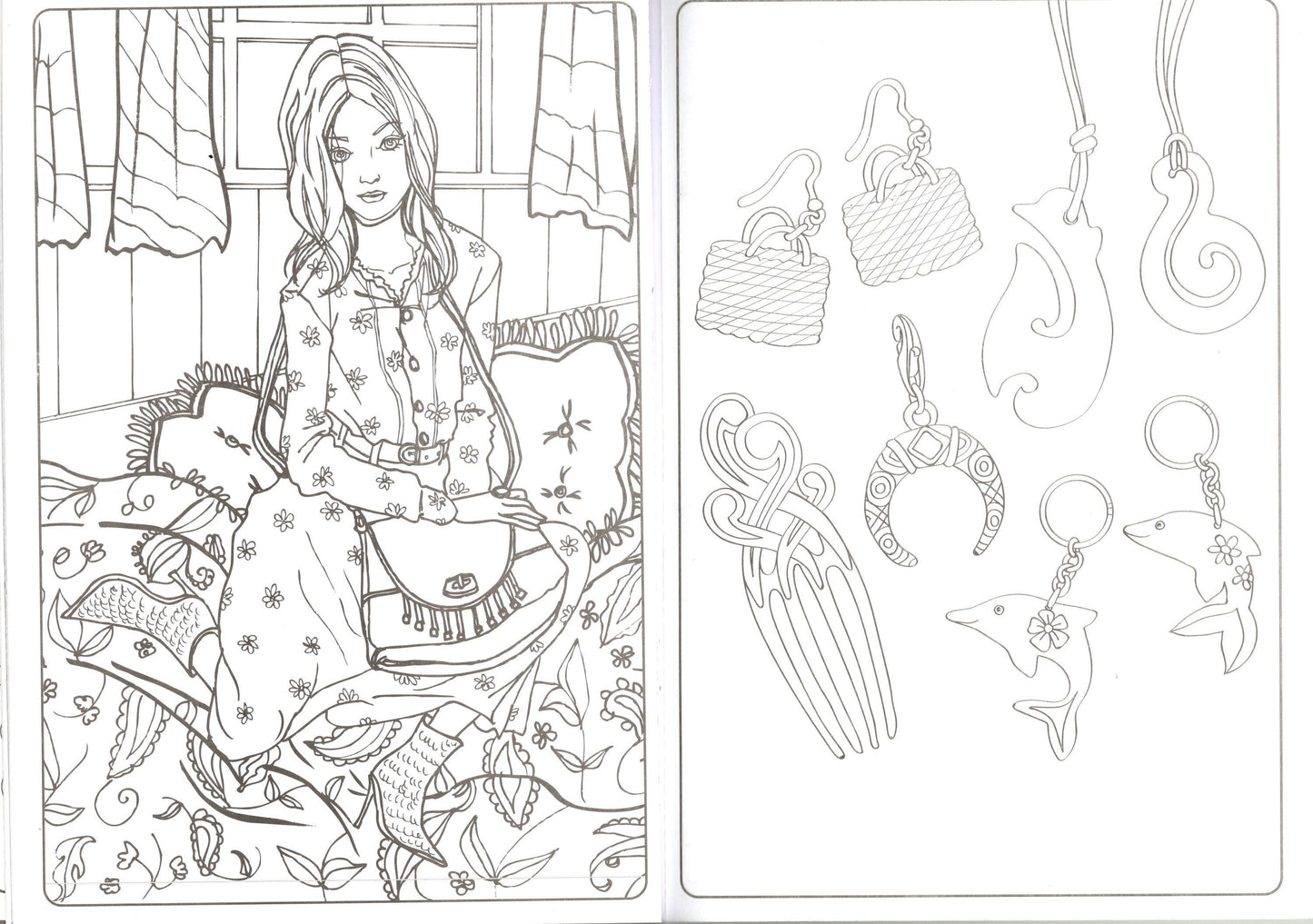 Designer Series - Fashion - Adult Coloring Book