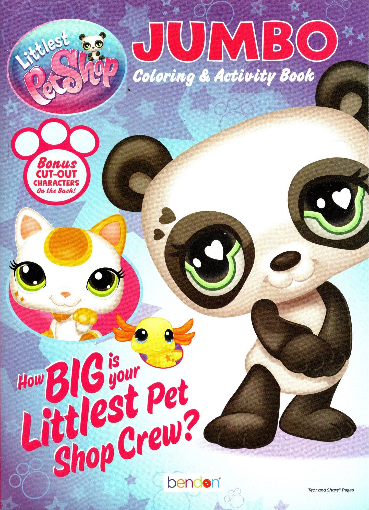 Littlest Pet Shop - How Big is your Littlest Pet Shop? - Jumbo Coloring Books