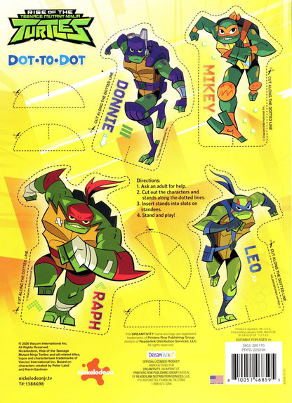 Nickelodeon Ninja Turtles - Team Players - Dot to Dot - Activity Books
