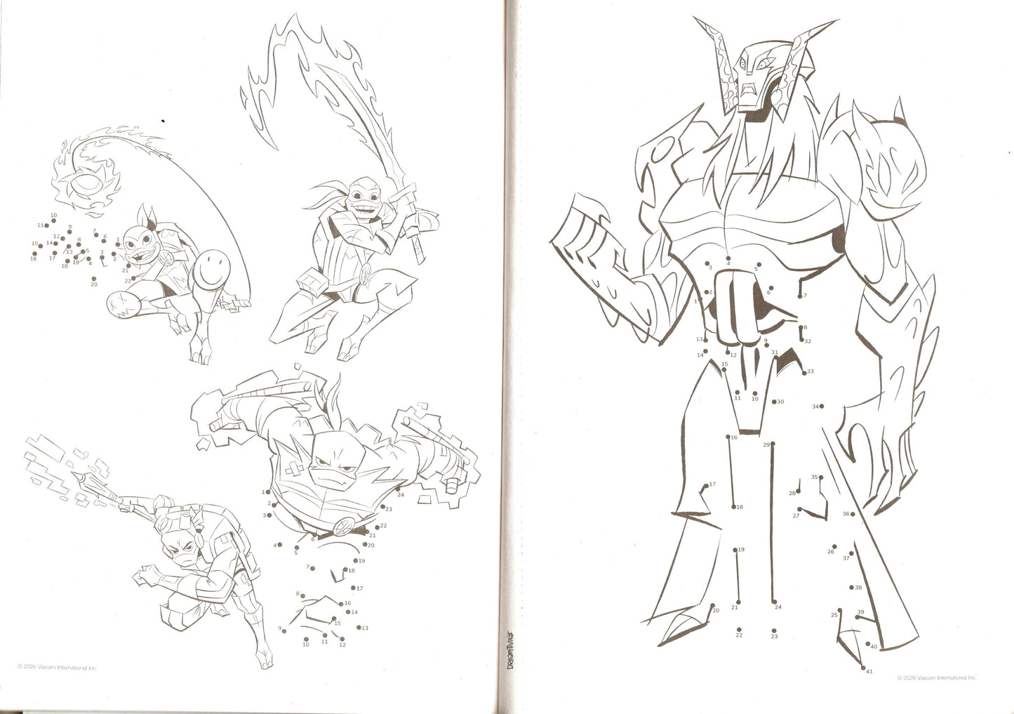 Nickelodeon Ninja Turtles - Team Players - Dot to Dot - Activity Books