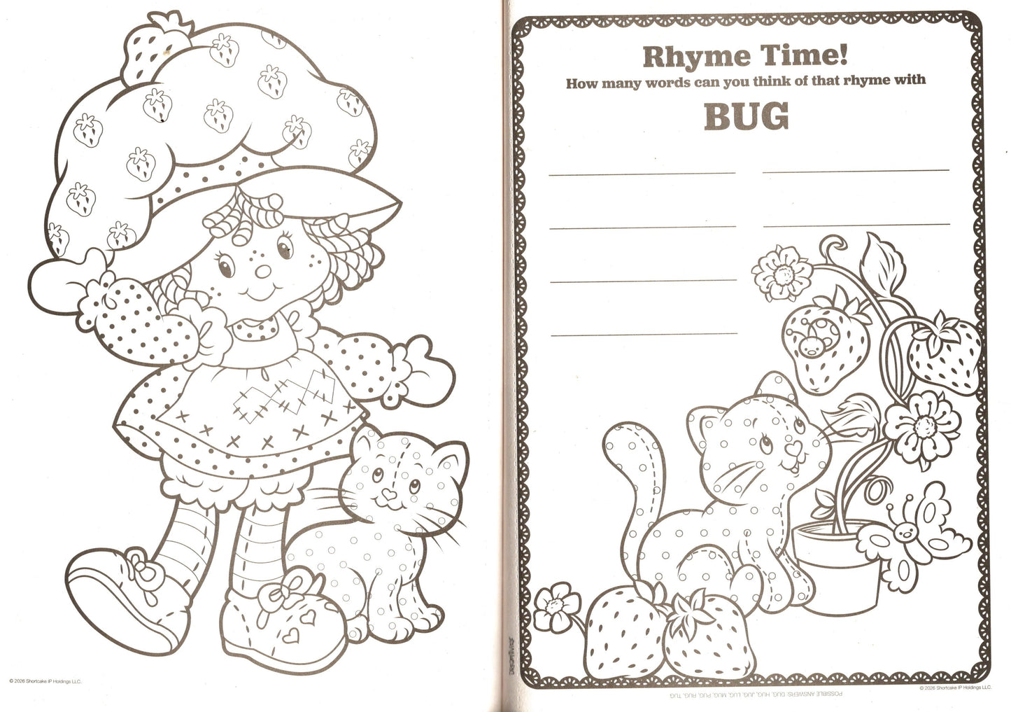The World of Strawberry Shortcake - Berry & Besties - Coloring Book
