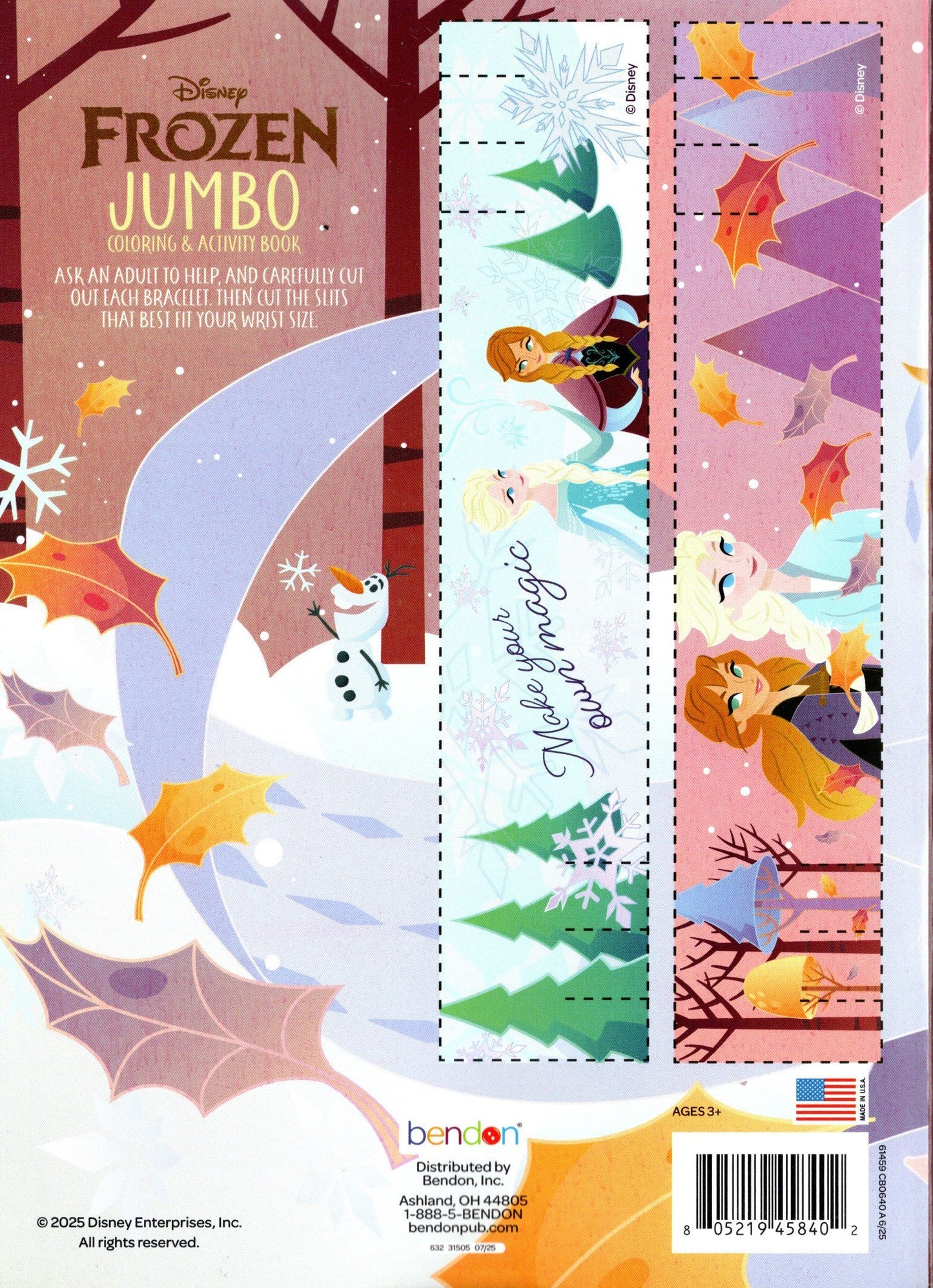 Disney Frozen - Jumbo Coloring & Activity Book v5