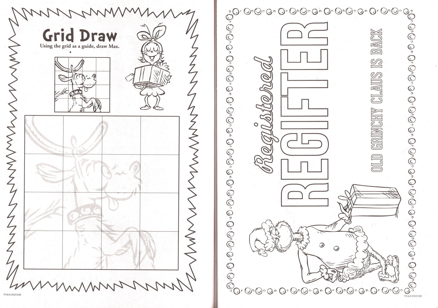 Happy Holidays! - Dr. Seuss The Grinch - Jumbo Coloring & Activity Books (Set)