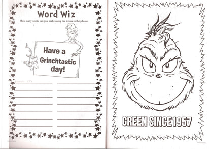 Happy Holidays! - Dr. Seuss The Grinch - Jumbo Coloring Books (Set of 2) v2