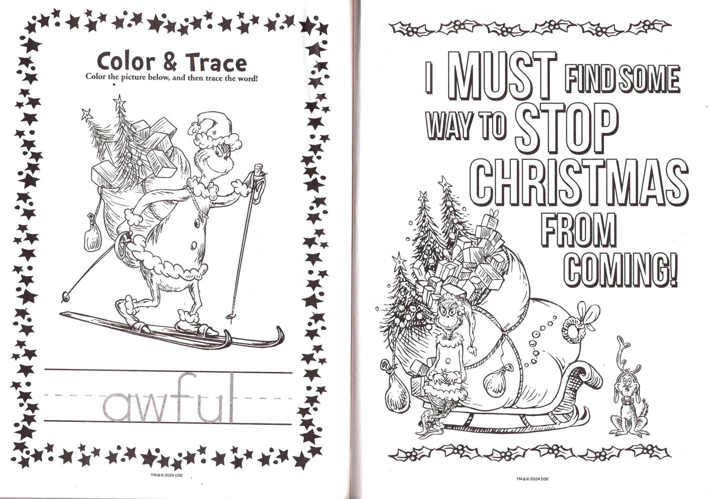 Happy Holidays! - Dr. Seuss The Grinch - Coloring & Activity Book v3
