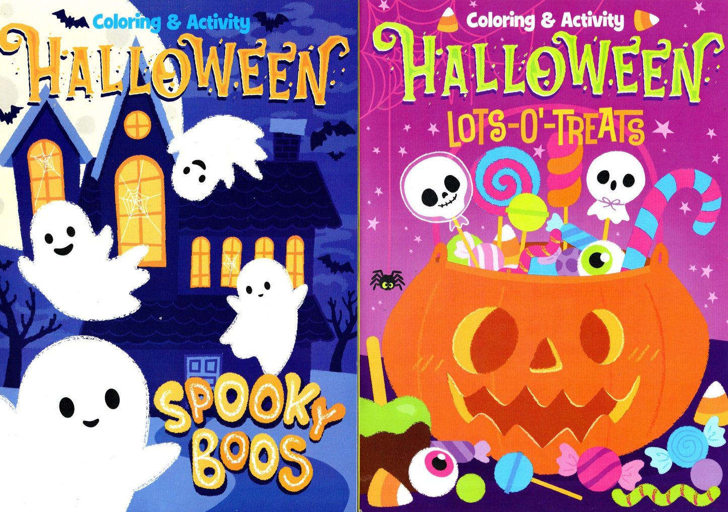 Halloween - Spooky Boos & Lots-O'-Treats - Coloring & Activity Book
