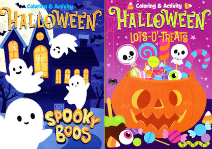 Halloween - Spooky Boos & Lots-O'-Treats - Coloring & Activity Book