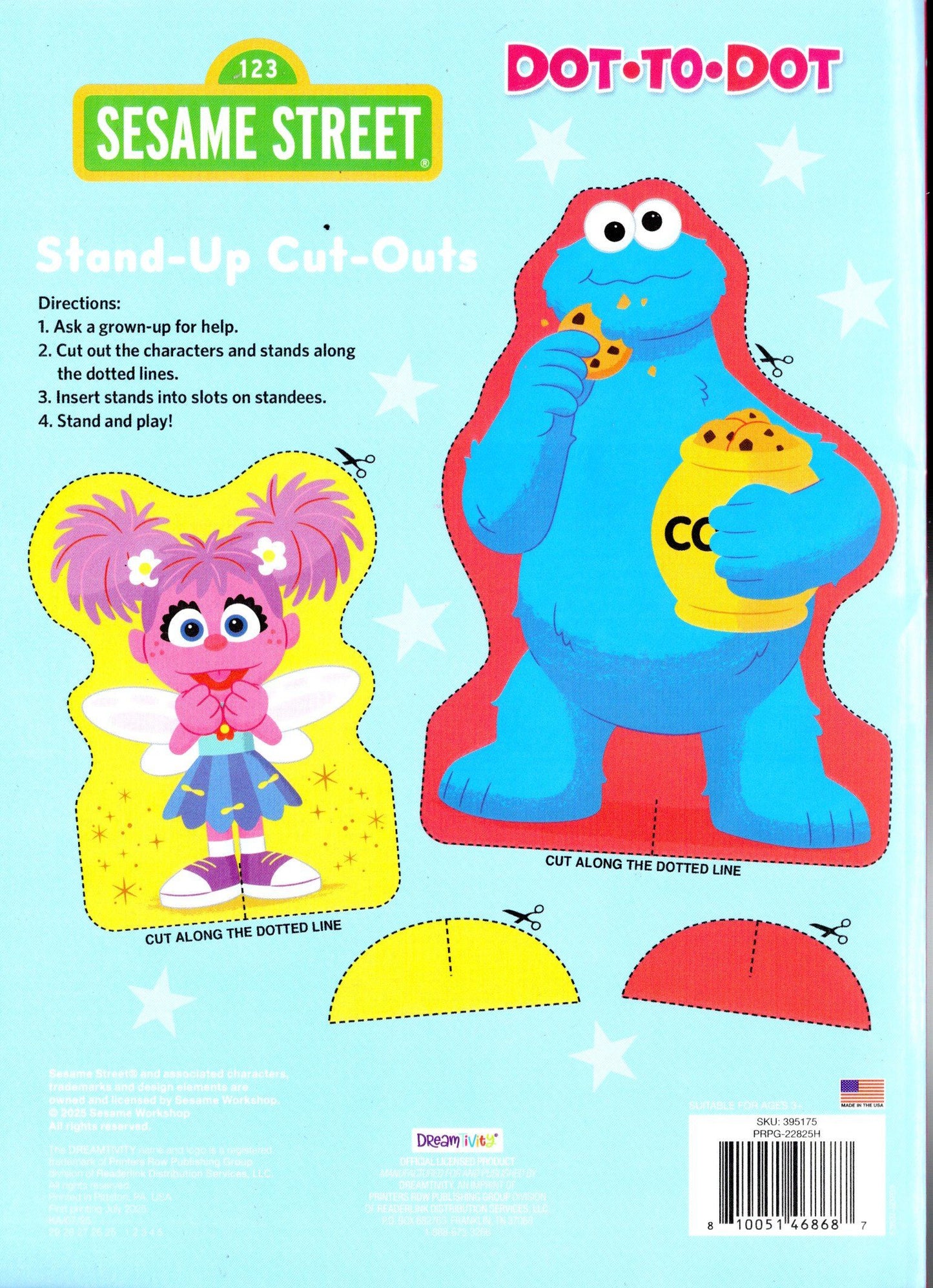 123 Sesame Street - Dot to Dot - Dot Delight! - Activity Books