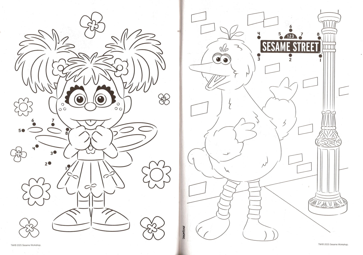 123 Sesame Street - Dot to Dot - Dot Delight! - Activity Books