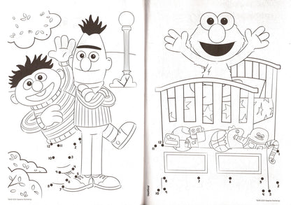 123 Sesame Street - Dot to Dot - Dot Delight! - Activity Books