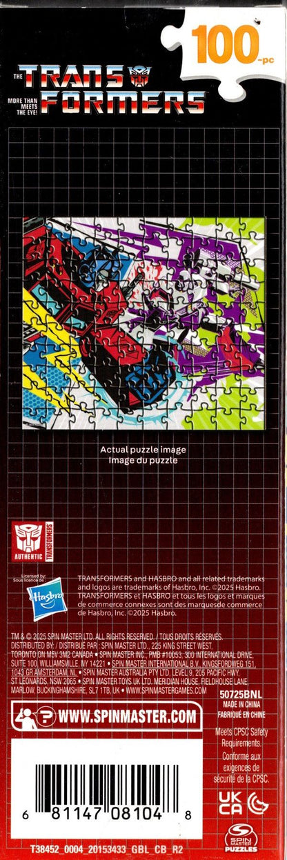 The Transformers - 100 Pieces Jigsaw Puzzle
