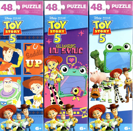 Disney Pixar Toy Story 5 - 48 Pieces Jigsaw Puzzle (Set of 3)