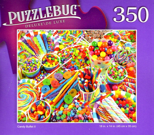 Candy Buffet ll - 350 Pieces Deluxe Jigsaw Puzzle