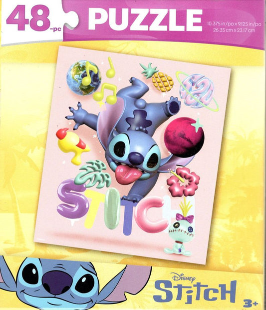 Disney Lillo & Stitch Aloha - 48 Piece Jigsaw Puzzle