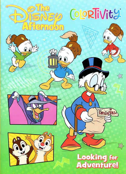 The Disney Afternoon - Coloring and Activity Book ~ Lookin for Adventure