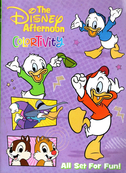 The Disney Afternoon - Coloring and Activity Book ~ All Set for Fun!