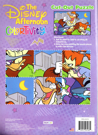 The Disney Afternoon - Coloring and Activity Book ~ All Set for Fun!