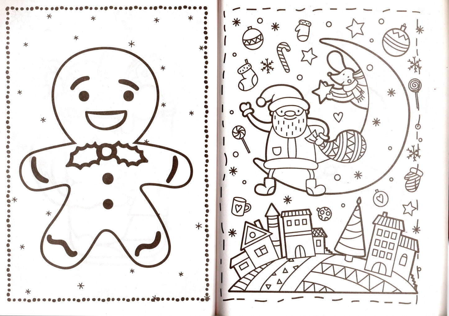 Ginger Bread & Holiday Pals - Jumbo Coloring and Activity Book 128 pg each book