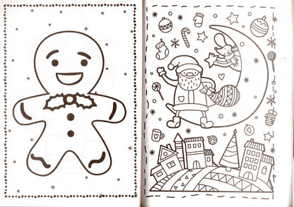 Ginger Bread & Holiday Pals - Jumbo Coloring and Activity Book 128 pg each book