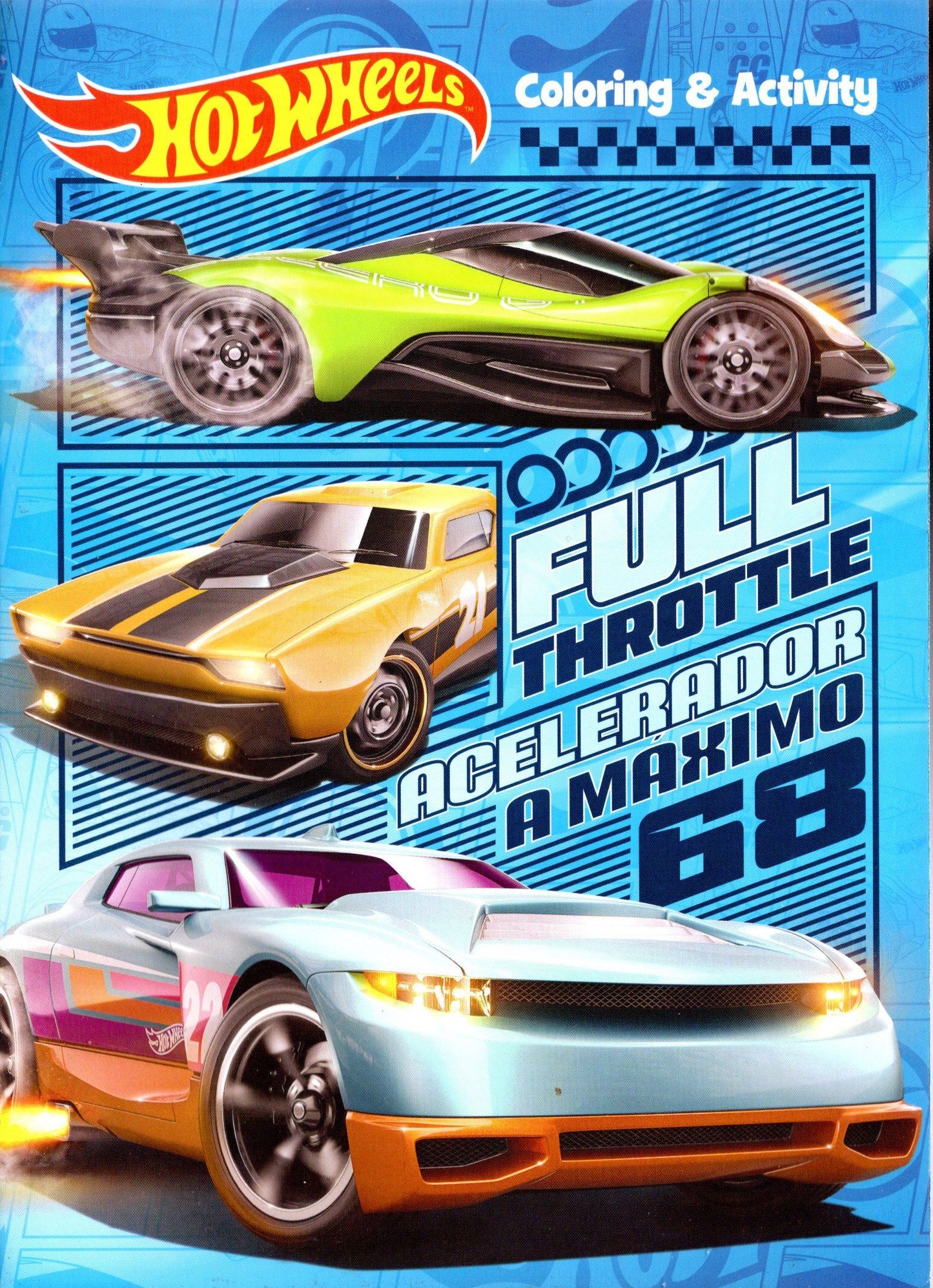 Share Colortivity Hot Wheels - Full Throttle - Coloring & Activity Book