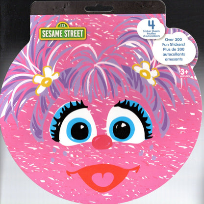123 Sesame Street - 4 Sticker Sheets Over 300 Fun Stickers v2