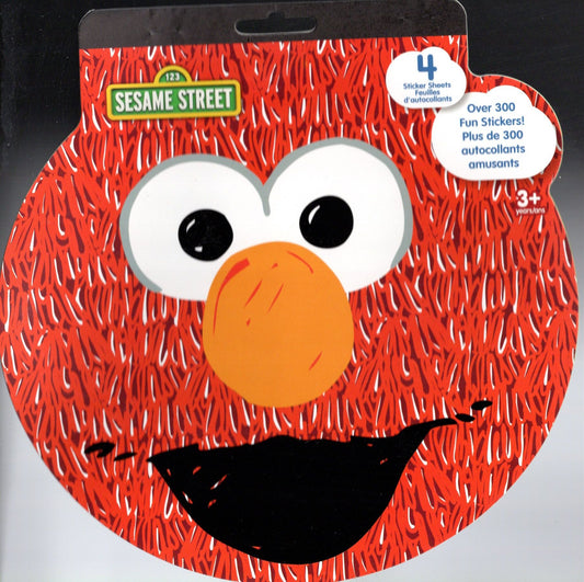 123 Sesame Street - 4 Sticker Sheets Over 300 Fun Stickers v3