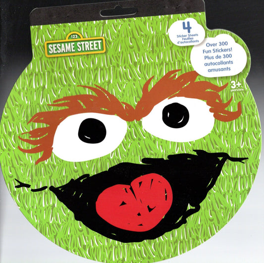 123 Sesame Street - 4 Sticker Sheets Over 300 Fun Stickers v4