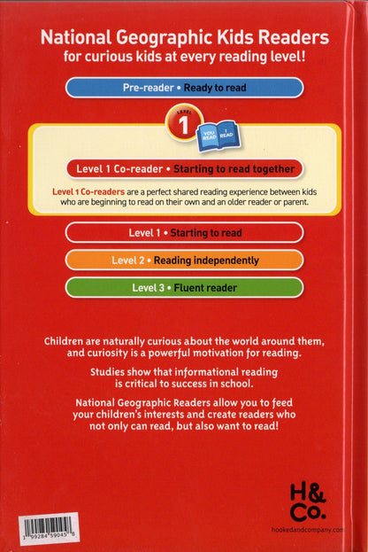 National Geographic Kids Elephants Level 1 Reader Avery Hurt. Hardcover