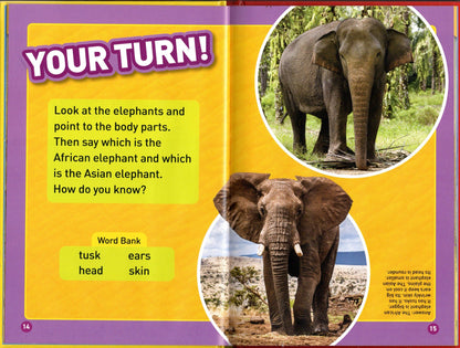 National Geographic Kids Elephants Level 1 Reader Avery Hurt. Hardcover