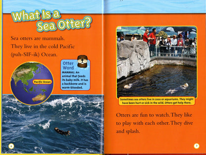 National Geographic Kids, Level 1 - Sea Otters, Lions, Tide Pools. Elephant.