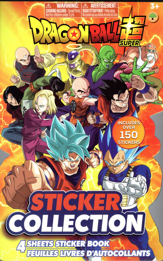 Dragon Ball Super Sticker Collection 4 Sheets Sticker Book