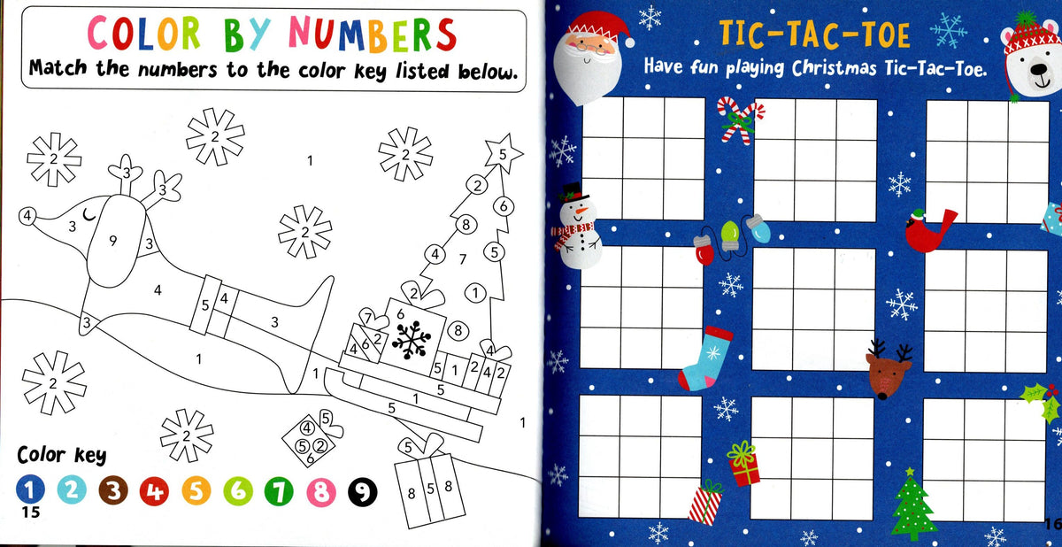 Gnomes and Friends & Happy Holidays Holiday - Sticker Activity Book Set