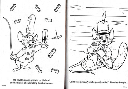 Disney Animal Friends Cuddle Buddy - Jumbo Book to Color