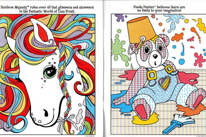 Lisa Frank Paint With Water Activity Book with Cut-Out Photo Frames