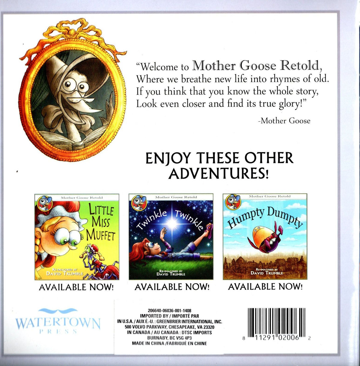 David Trumble Mother Goose Retold 3-Book Set