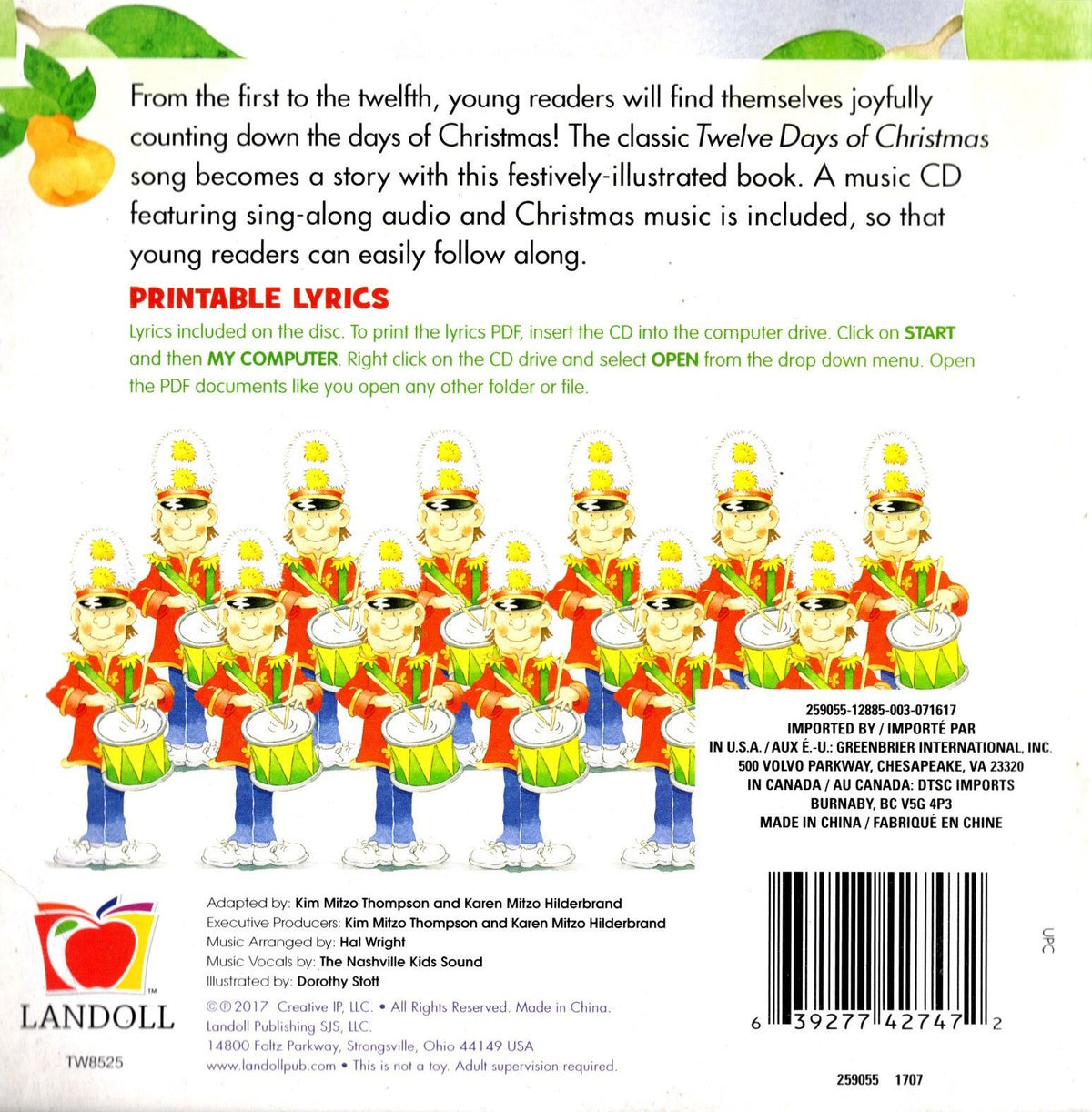 Share Down Through The Chimney Christmas Book with Music CD